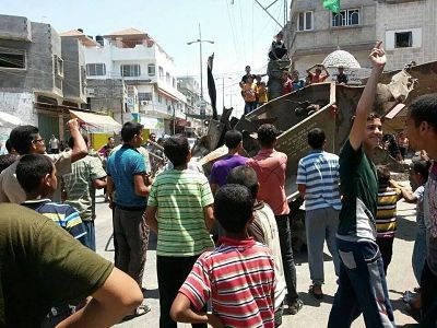 La résistance palestinienne a gagné à Ghaza
وَإِنْ عُدْتُمْ عُدْنَا (on sera là si vous recommencez)